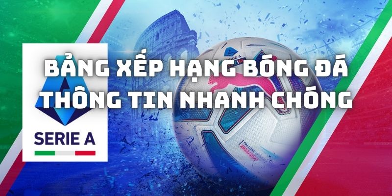 Bảng xếp hạng bóng đá thông tin nhanh chóng tại Luongsontv